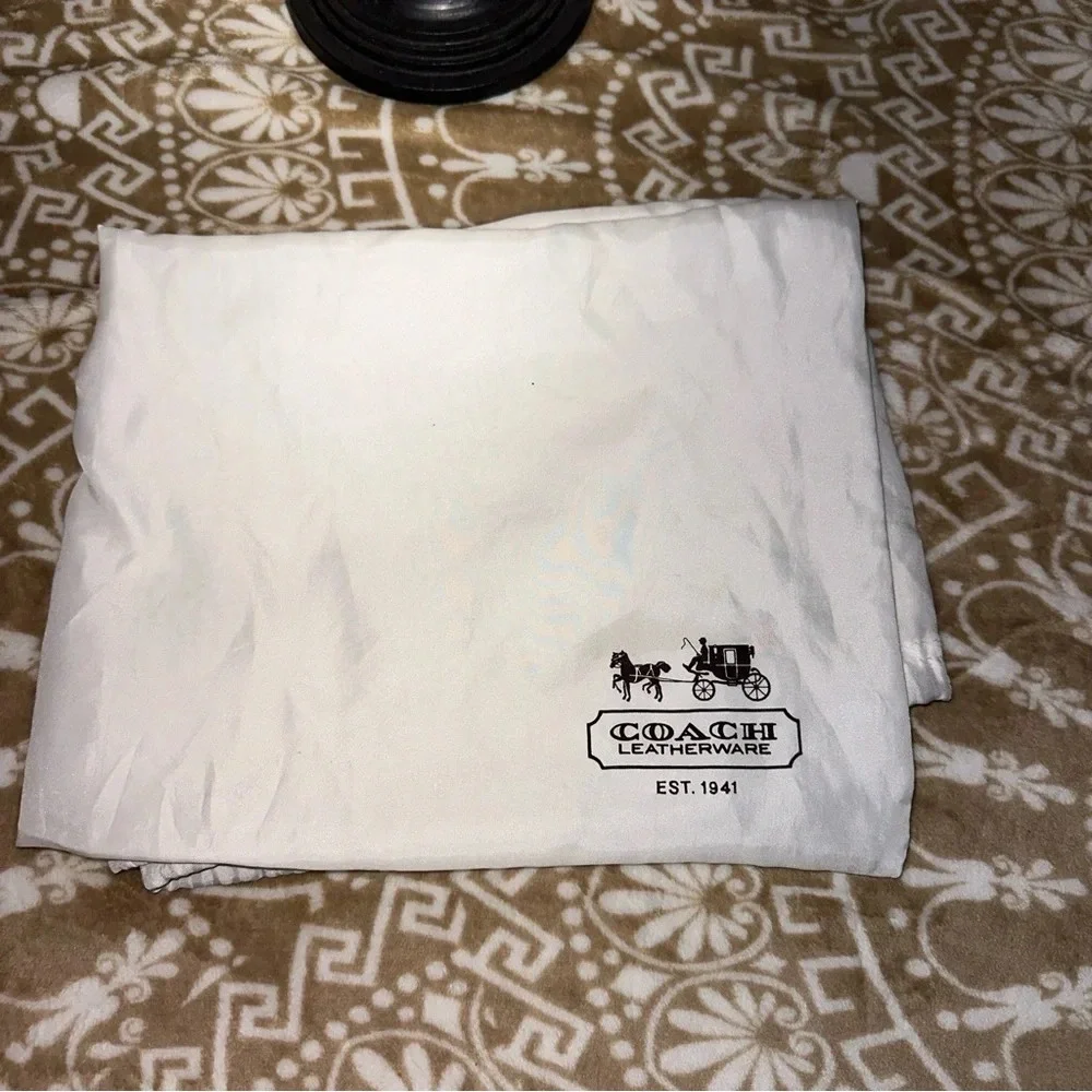 COACH TOTE M0726-11692 SIGNATURE PRINT CANVAS HAND BAG PURSE TAN DUST BAG - Picture 2 of 14